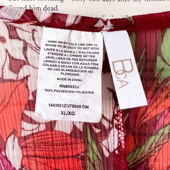 BCA by Rebecca Virtue Floral Tunic Swimsuit Coverup - Picture 12 of 12